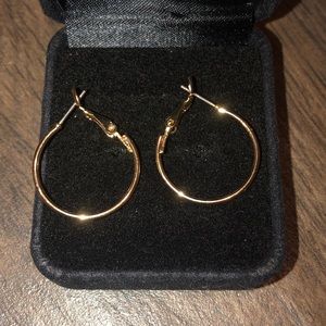 Gold Hoop Earrings